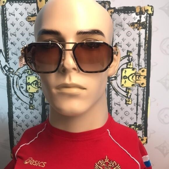 NEW AUTHENTIC Versace Havana and Gold Sunglasses VE2228 1002 - Picture 5 of 11